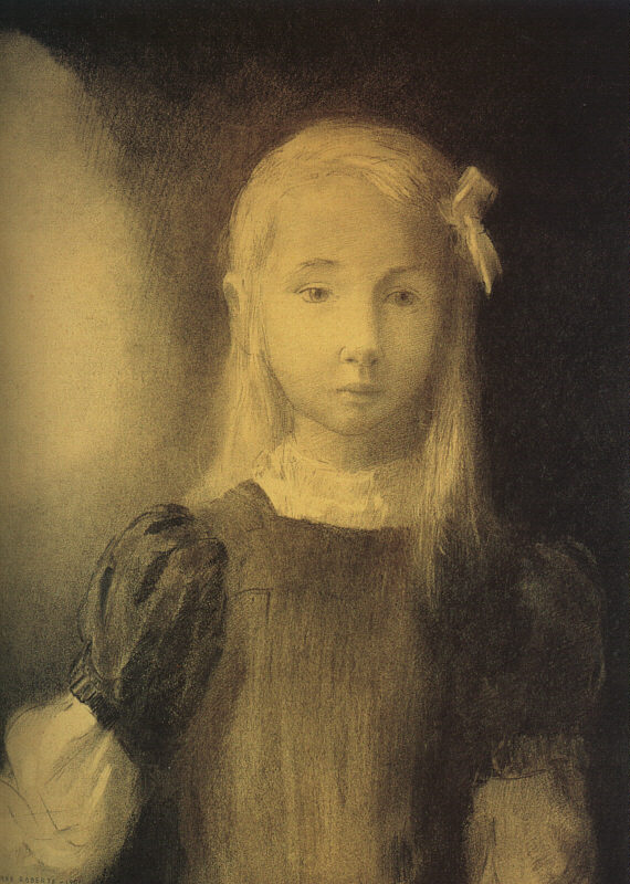 Odilon Redon Mademoiselle Jeanne Roberte de Domecy